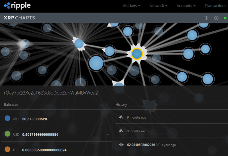 XRP explorer